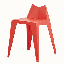 Оптовая дешевые креативный дизайн красный милый PP стул обеденный пластиковый стул